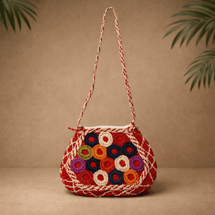 39 Banana Fiber Handcrafted Bag - Image 1