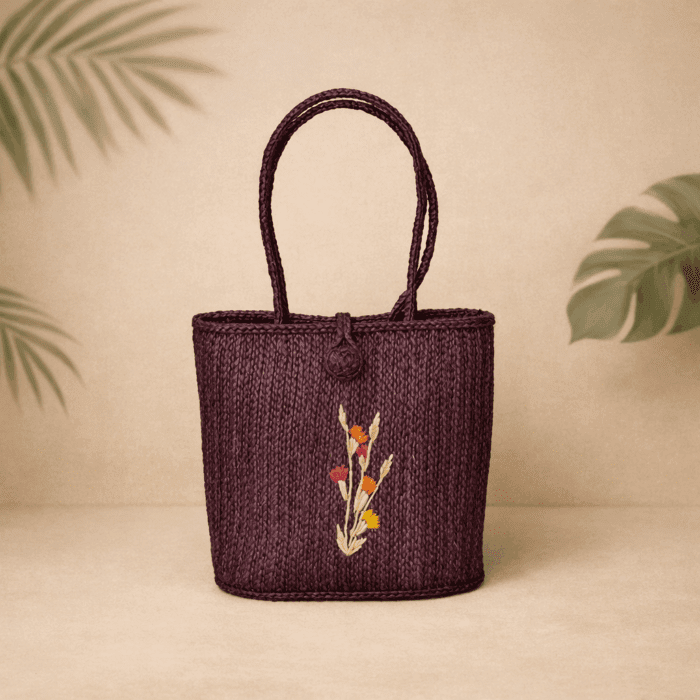 40 Banana Fiber Handcrafted Bag - Image 1