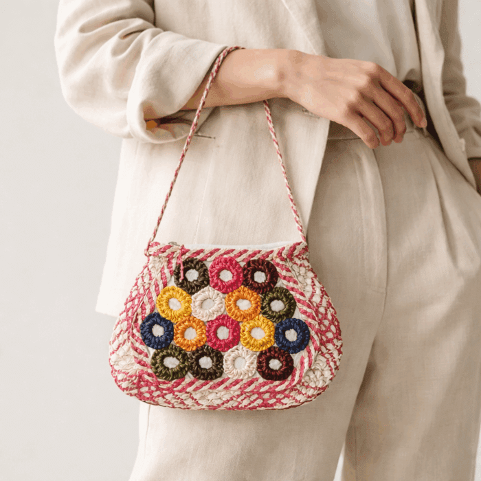 Banana Fiber Handcrafted Bag - Image 3