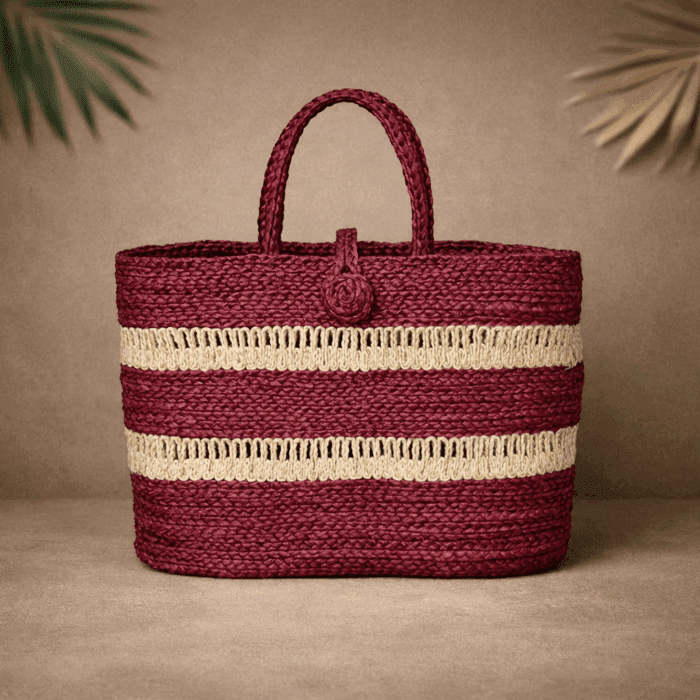 42 Banana Fiber Handcrafted Bag - Image 1