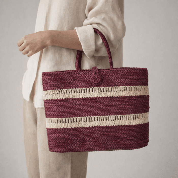 Banana Fiber Handcrafted Bag - Image 3
