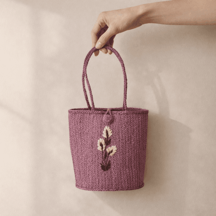 Banana Fiber Handcrafted Bag - Image 2