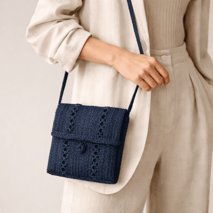 Banana Fiber Handcrafted Bag - Image 3