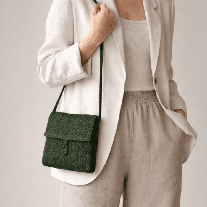 Banana Fiber Handcrafted Bag - Image 3
