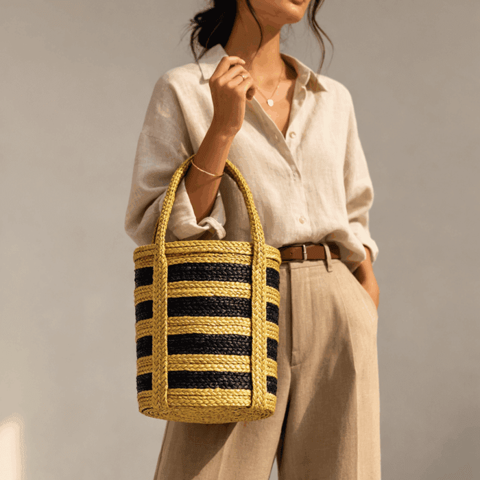 Banana Fiber Handcrafted Bag - Image 3