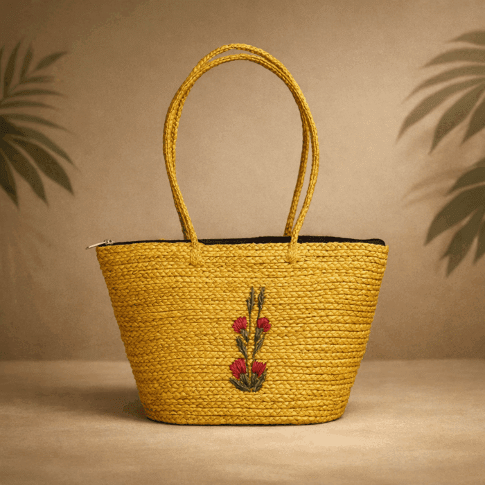 59 Banana Fiber Handcrafted Bag - Image 1