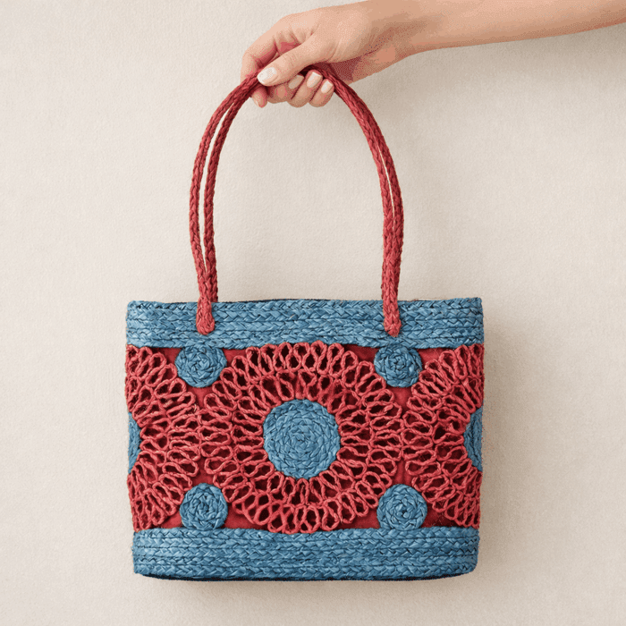Banana Fiber Handcrafted Bag - Image 2