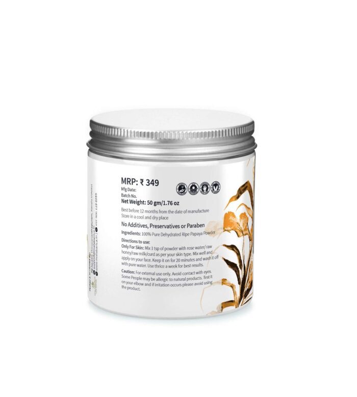 Papaya Powder - For Skin Care - 50 gm - Image 3