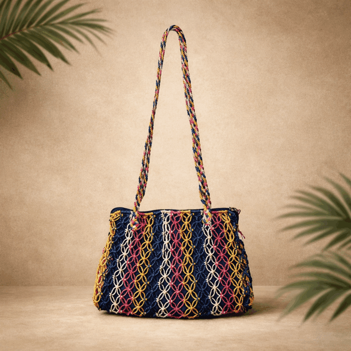 62 Banana Fiber Handcrafted Bag - Image 1