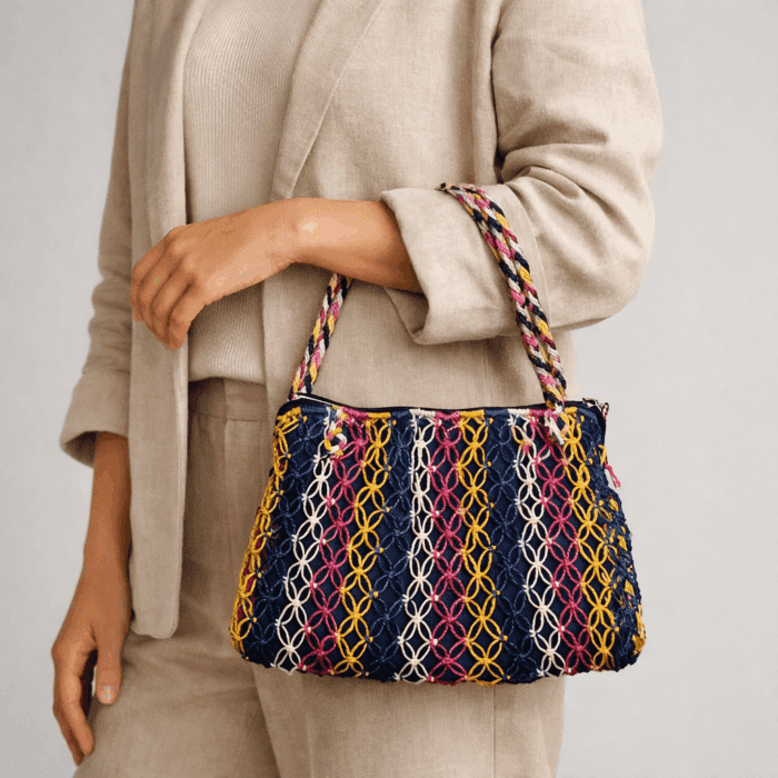 Banana Fiber Handcrafted Bag - Image 3