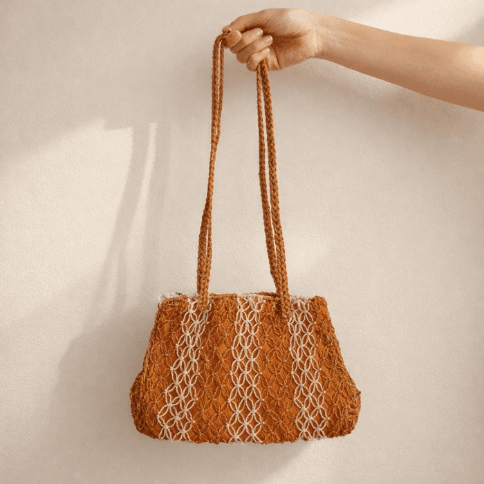 Banana Fiber Handcrafted Bag - Image 2