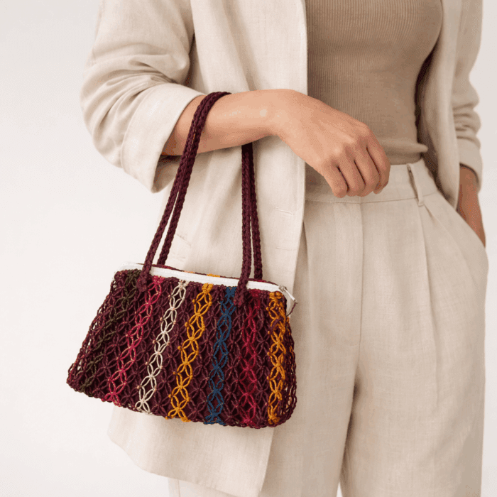 Banana Fiber Handcrafted Bag - Image 3