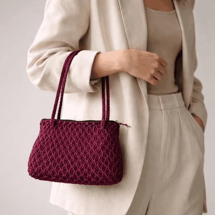 Banana Fiber Handcrafted Bag - Image 3