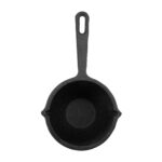 Cast Iron Small Tadka Pan -10 cm Dia, 300ml, Thickness 7 mm (Black) - Image 5