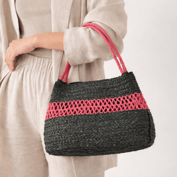 Banana Fiber Handcrafted Bag - Image 3