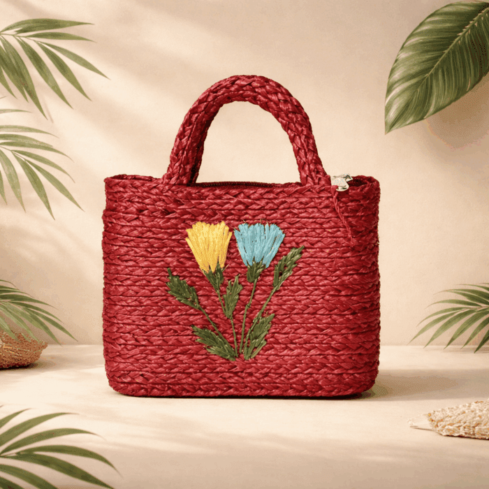 80 Banana Fiber Handcrafted Bag - Image 1