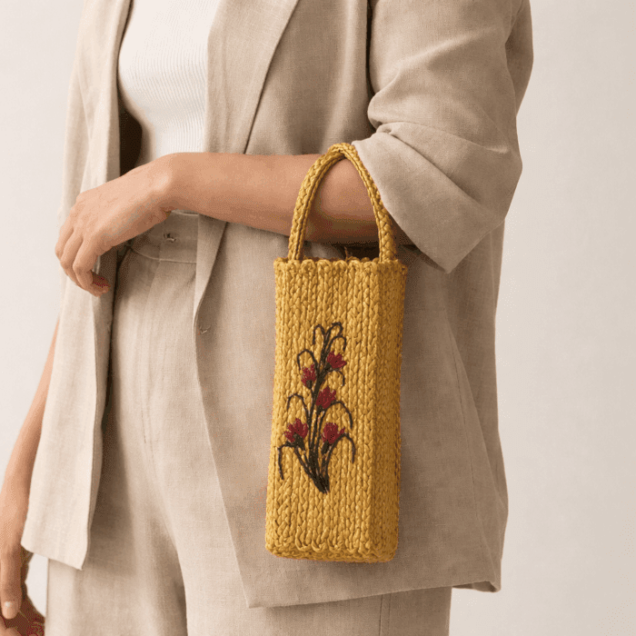 Banana Fiber Handcrafted Bag - Image 3