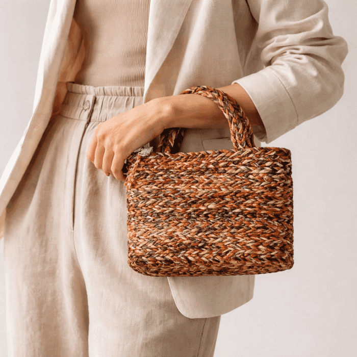 Banana Fiber Handcrafted Bag - Image 3