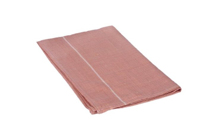 Handloom Organic Dark Peach Baby Bedspread + Bath Towels for New Born Babies (5 Pcs) - Image 3