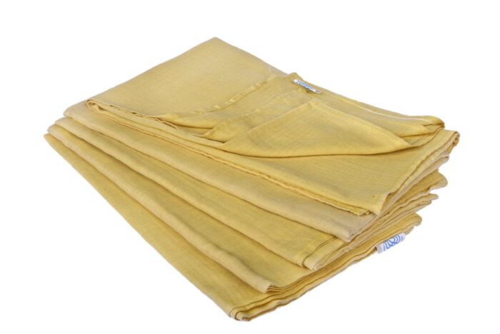851a.jpg Handloom Organic Light Yellow Baby Bedspread + Bath Towels Born Babies (5 pcs) - Image 1