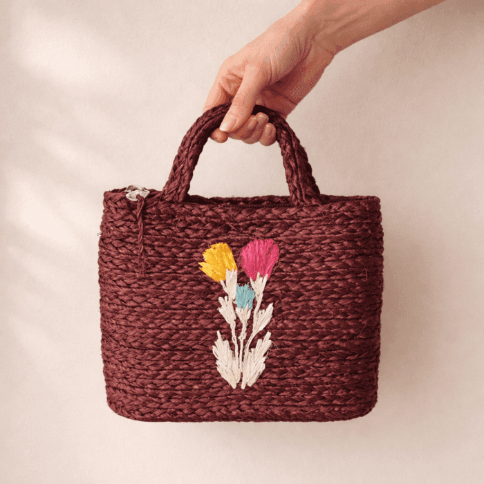 Banana Fiber Handcrafted Bag - Image 2