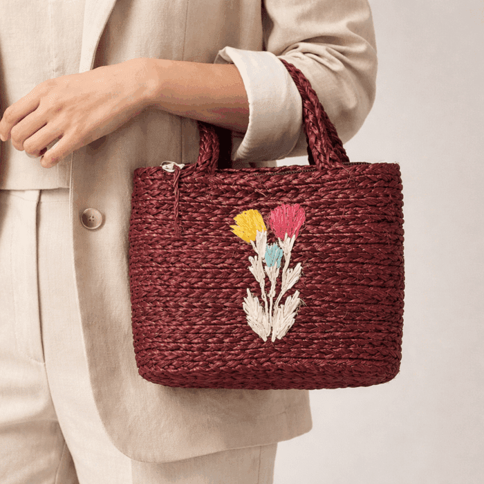 Banana Fiber Handcrafted Bag - Image 3