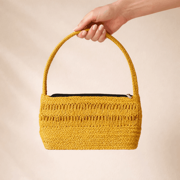 Banana Fiber Handcrafted Bag - Image 2