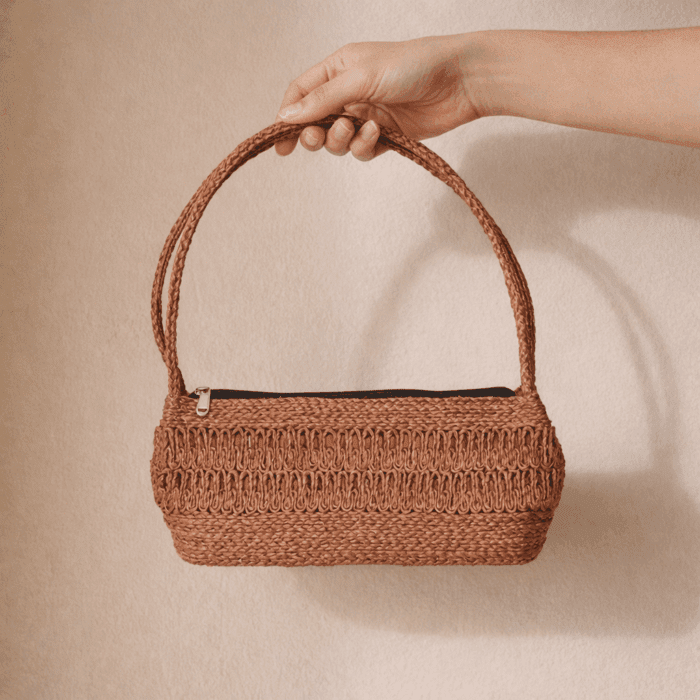 Banana Fiber Handcrafted Bag - Image 2