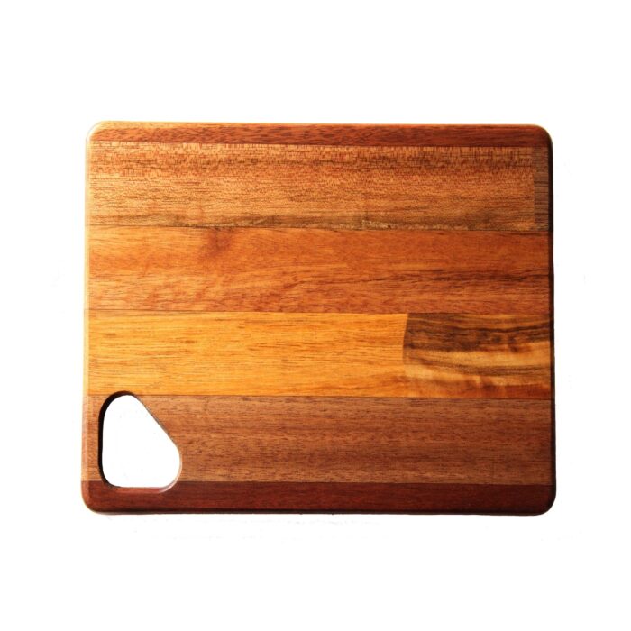 CH_MR_-14A-scaled-1.jpg Premium Handmade Malaysian Wood Chopping Board - Size (9” x 13”) CH- 14(MR) - Image 1