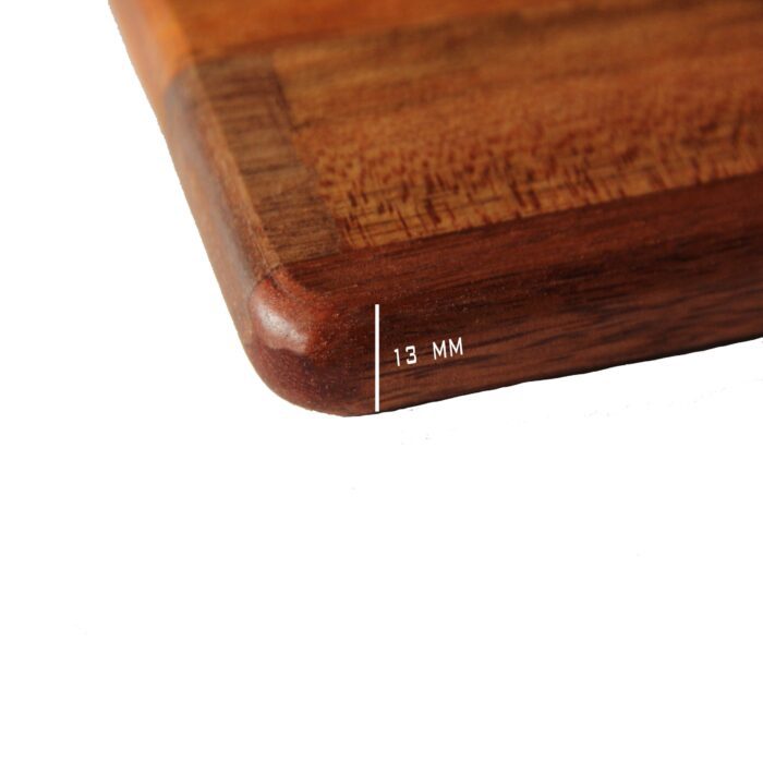 Premium Handmade Malaysian Wood Chopping Board - Size (9” x 13”) CH- 14(MR) - Image 3