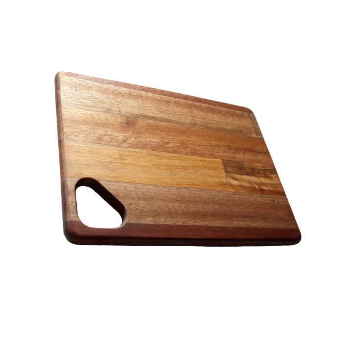 Premium Handmade Malaysian Wood Chopping Board - Size (9” x 13”) CH- 14(MR) - Image 4