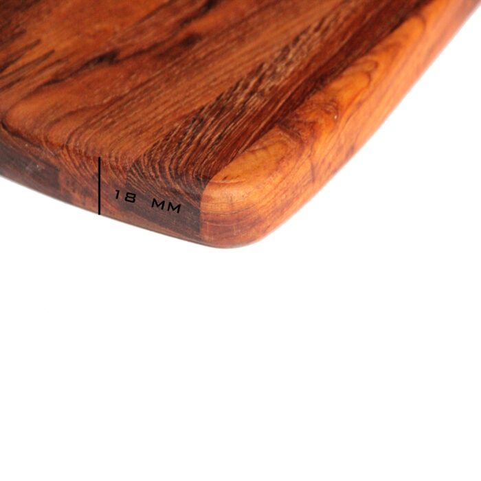 Premium Handmade Teakwood Wood Chopping Board - Size (12” x 16”) CH-03(V) - Image 3