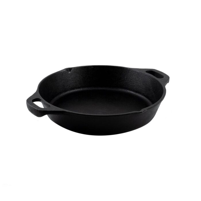 CastIronCookwareCastIronFryingPan_Looped-12Inches_Black_1-1.jpg Cast Iron Cookware Cast Iron Frying Pan, Looped - 12 Inches, Black - Image 1
