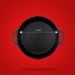 Cast Iron Cookware Cast Iron Frying Pan, Looped - 12 Inches, Black - Image 3