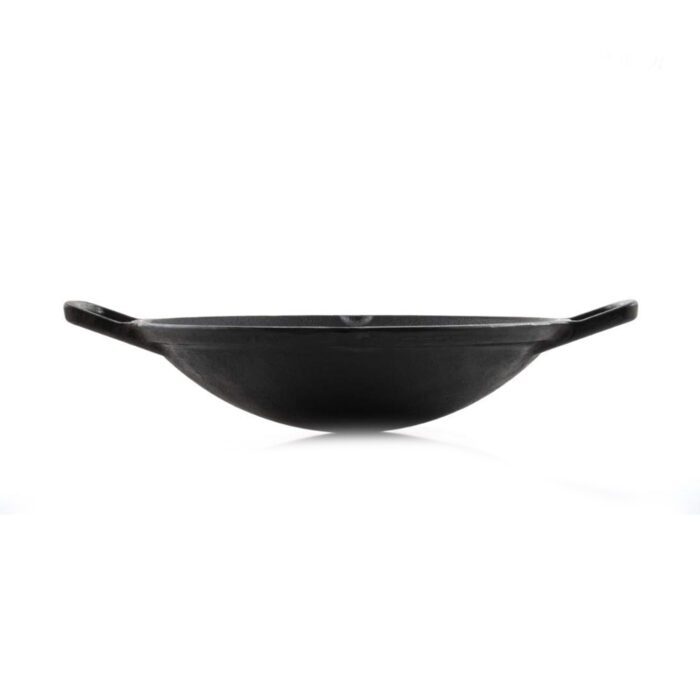 Cast Iron Cookware Cast Iron Pre Seasoned Shallow Kadai - Image 3