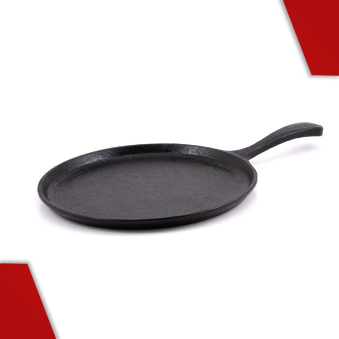 Cast Iron Cookware Induction Base Cast Iron Pizza Pan Black - Image 3