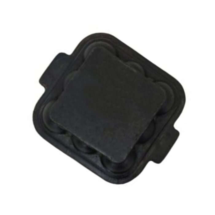 Cast Iron Cookware Iron Paniyara Kal Square 9 Holes, Black - Image 3