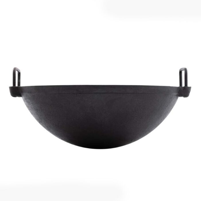 Cast Iron Cookware Pre-Seasoned Kadai 10.5 Inches - Image 2