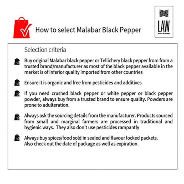Combo Pack of Black Pepper Powder & White Pepper Powder 50gm Each - Image 5