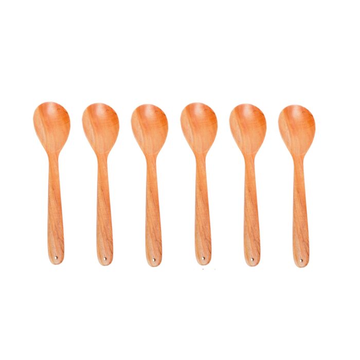 Neemwood Forks & Spoons - 6 each - Image 4