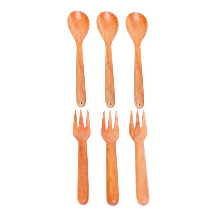 Combo_0003s_0003_06_0001_038A3124copy2.jpg Neemwood Forks & Spoons - 3 each - Image 1