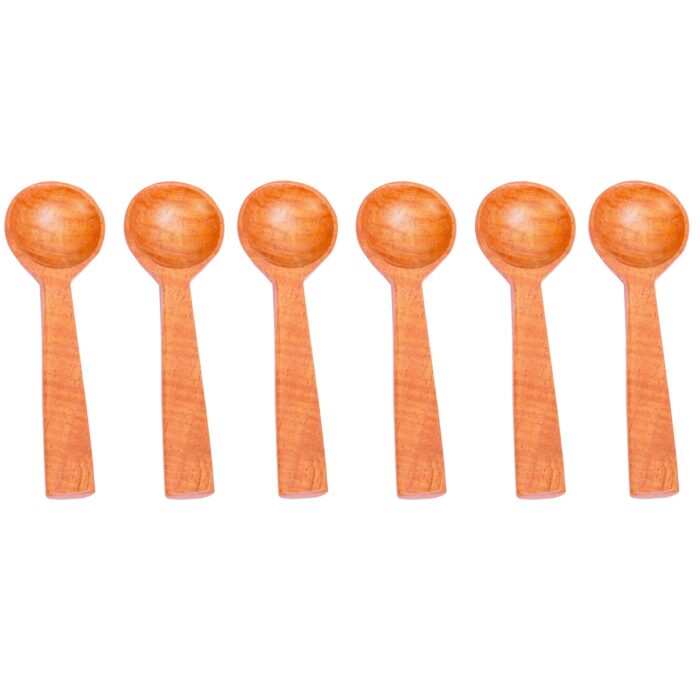 Neemwood Masala Spoons - Set of 6 - Image 1