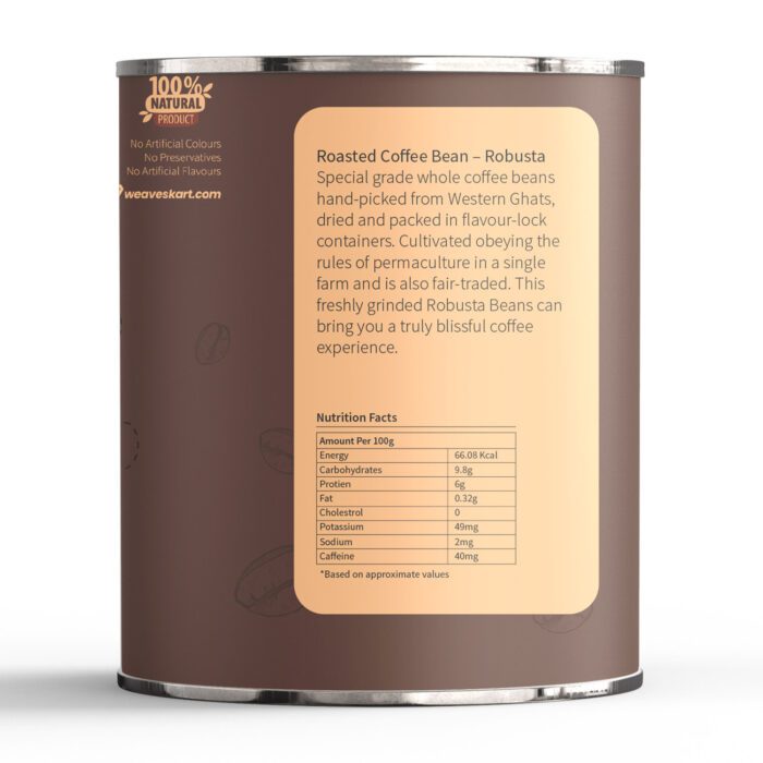Freshly Roasted Robusta Coffee Bean Whole 250 g - Image 4