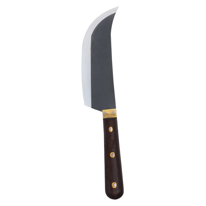 Knife_0002_Group1copy.jpg Handmade Heavy Duty Knife - Meat Cleaver | Chopper Knife - (35 cm size) - (Wooden handle with premium quality Indian Rosewood) - Image 1