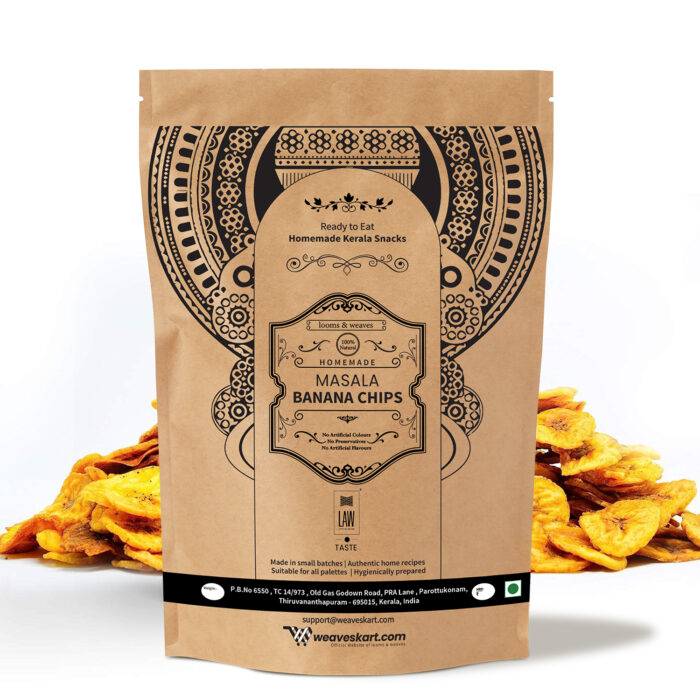 Perfect Tea Time Vegan Snacks Masala Banana Chips 250gm - Image 2