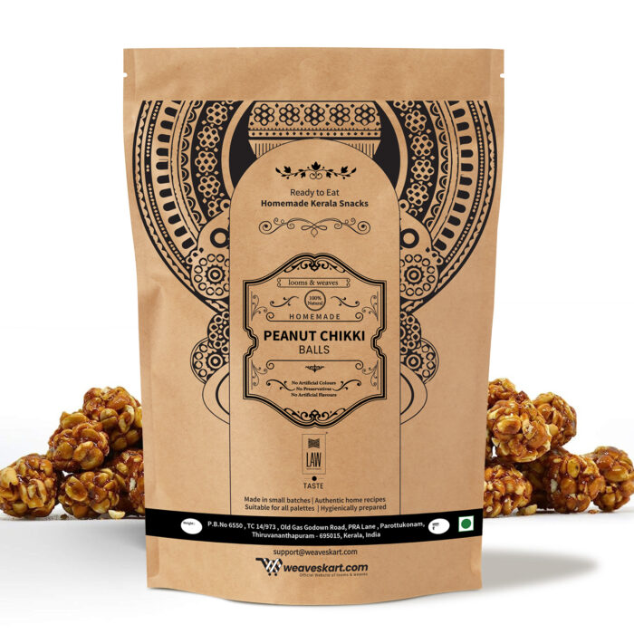 Peanut Chikki balls (1) Peanut Chikki Balls 250gm - Image 1