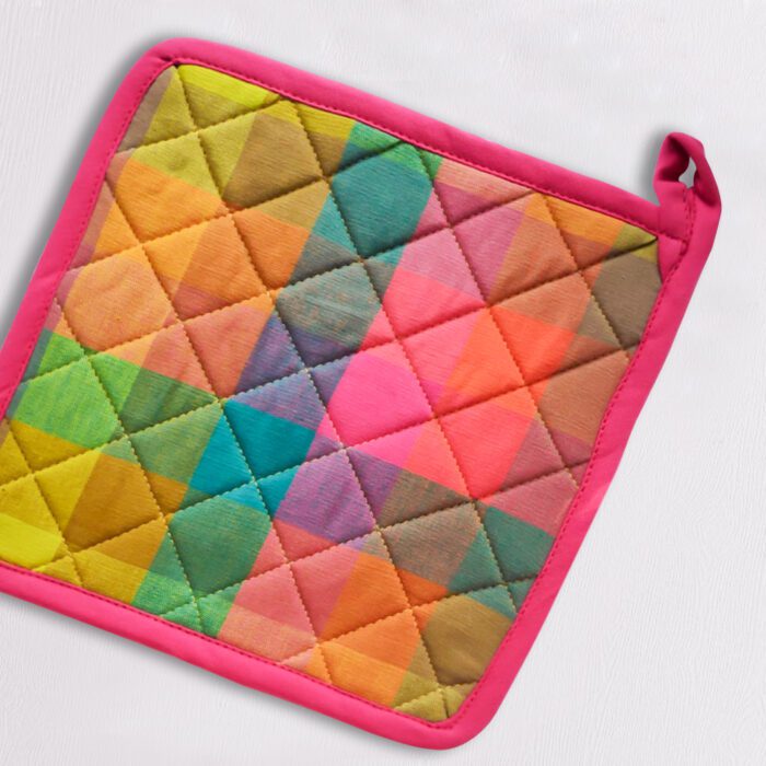 Pot-Holder-10.jpg Multi Color Pot Holder (Set of 2) 8 x 8 inch - Image 1