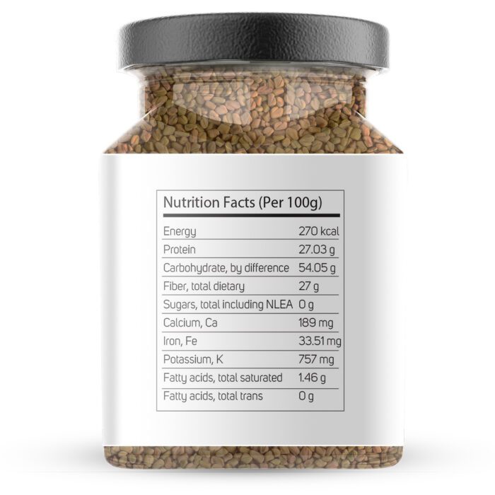 Premium Fenugreek Whole/Methi Whole 100 g - Image 4