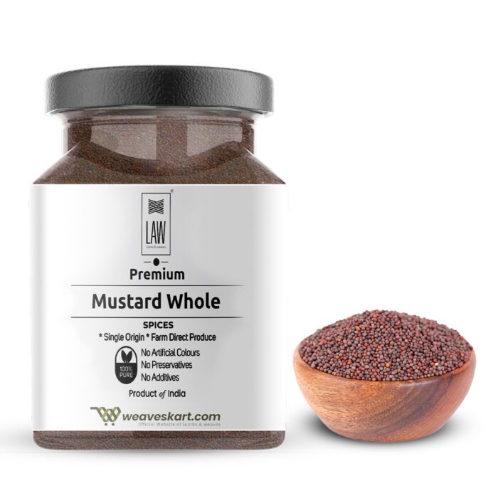Premium-Quality-Mustard-whole-100gm-1 Premium Mustard Whole 100gm - Image 1