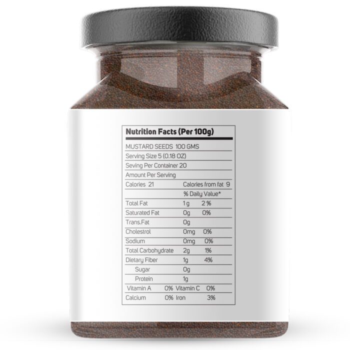 Premium Mustard Whole 100gm - Image 4